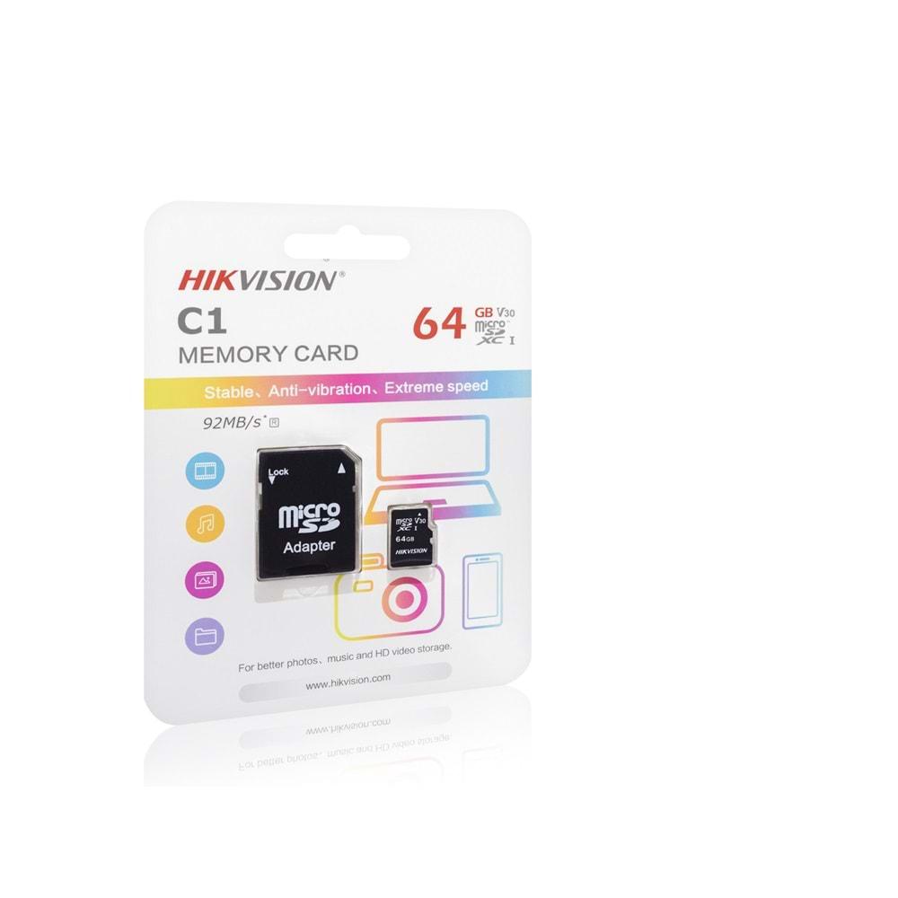 HIKVISION HS-TF-C1/64G MICROSD HAFIZA KARTI