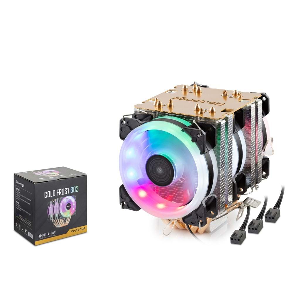 REVENGE CF603 LCYC KULE FAN 3LÜ RGB COLD FROST 603