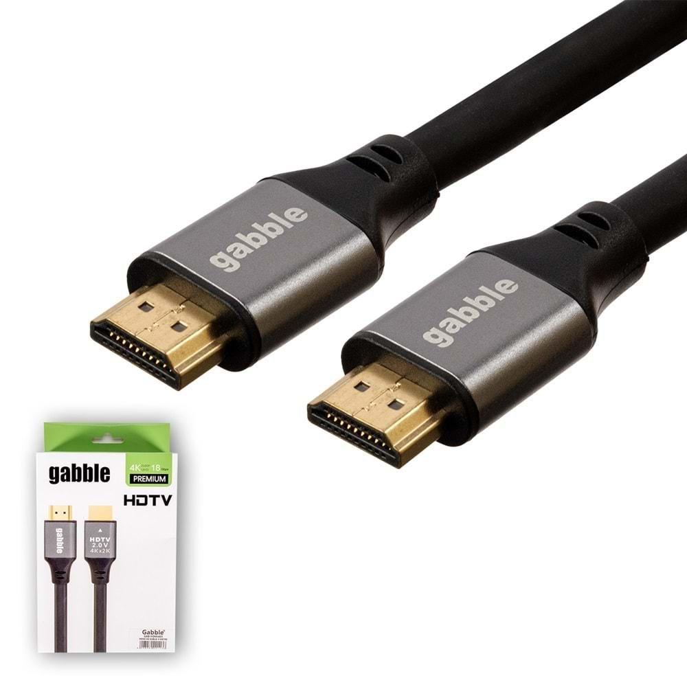 GABBLE GAB-HDMI420 20METRE HDMI KABLO 4K KUTULU PVC