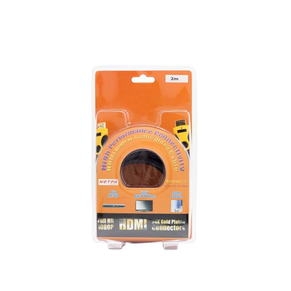 Hadron Hd4067 Hdmi Kablo Örgülü 2M Siyah