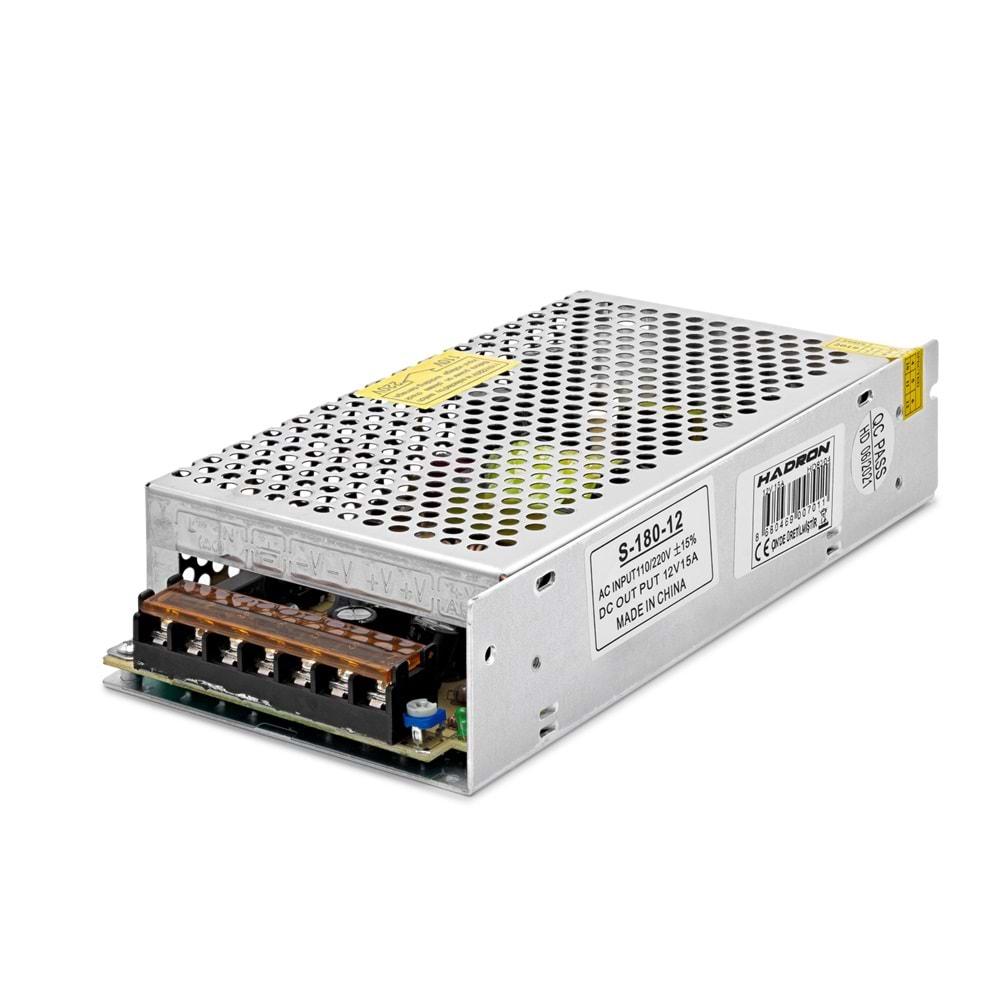 HADRON HD8204 ADAPTÖR METAL 12V 15A 20*10*4CM