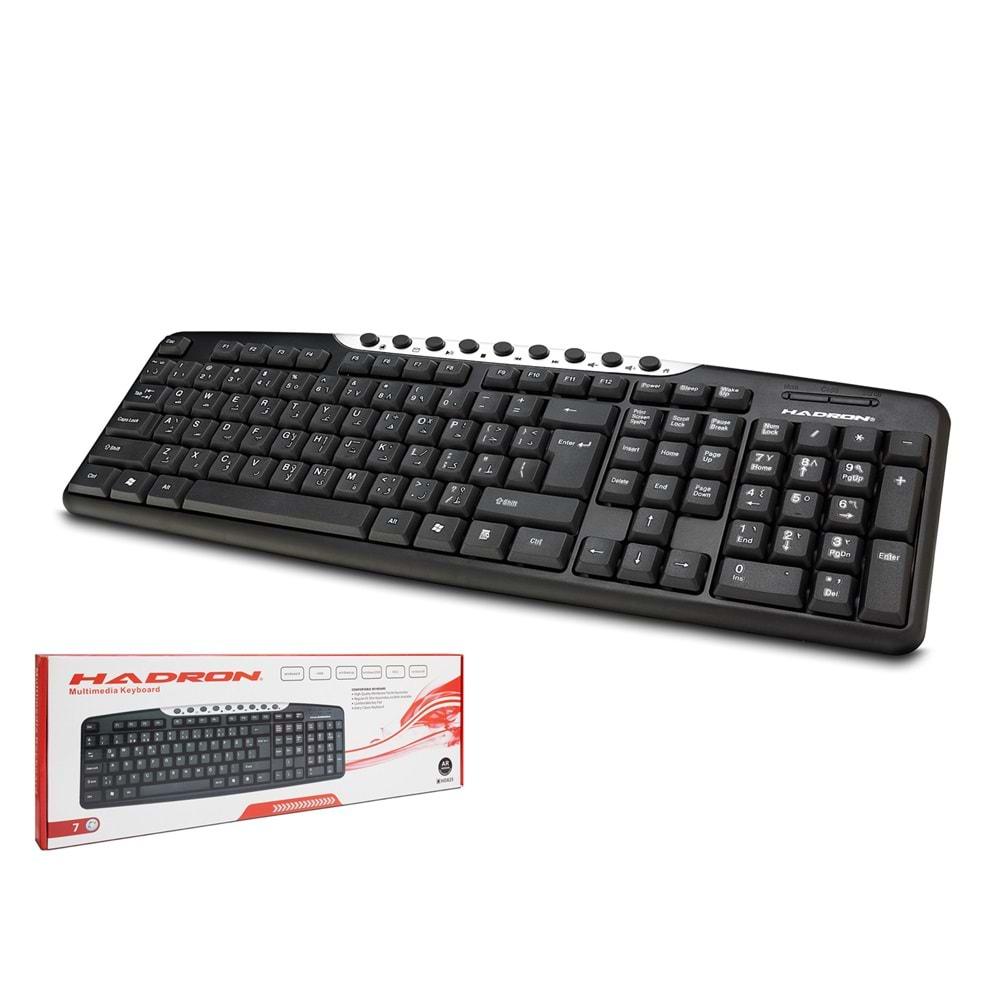 Hadron Hd825A Klavye Multimedia Kablolu Arapça Q