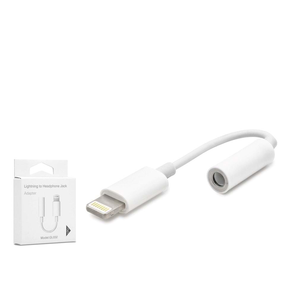 Hadron Hdx1003 Lightning To 3.5Mm F Çevirici Bluetooth Beyaz