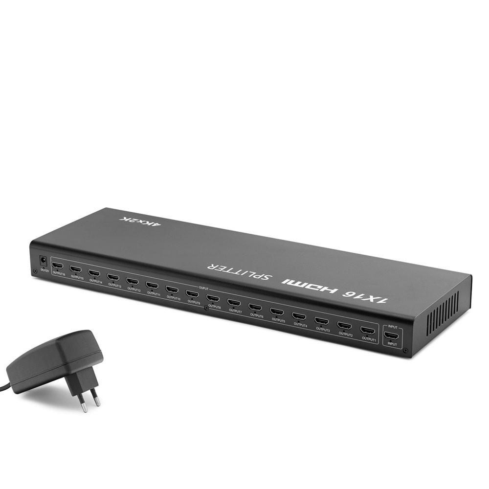 HADRON HDX1293 HDMI SPLITTER 1.4V 1080P 3D 1GİRİŞ 16ÇIKIŞ