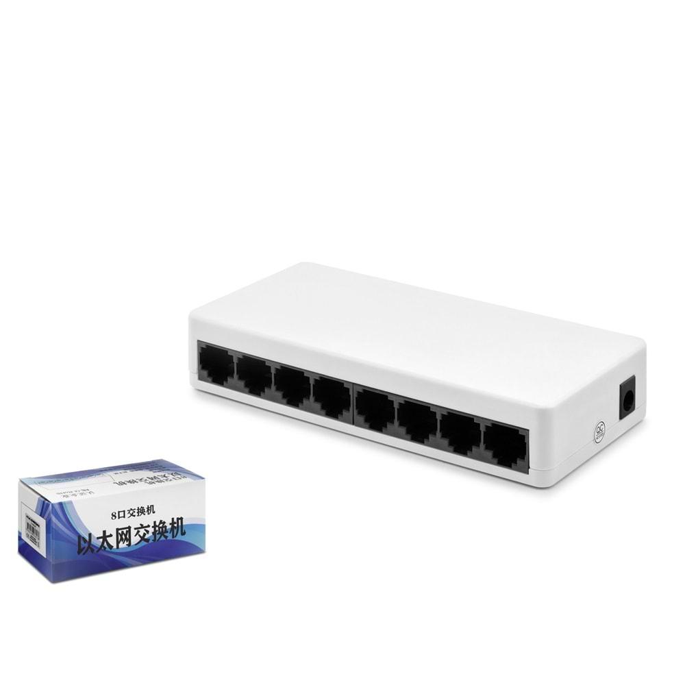 HADRON HDX1341 ETHERNET SWITCH 10/100/1000MBPS GIGABIT 8PORT