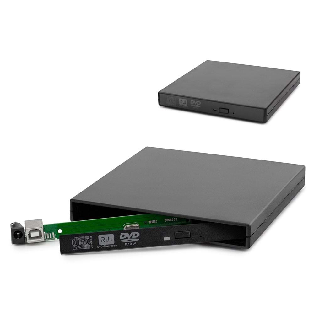 Hadron Hdx1764 Dvd-Rw Harici Kutu 12.7Mm Siyah