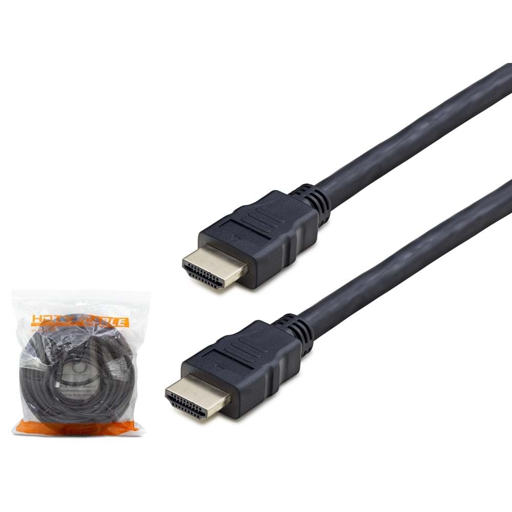 HADRON HDX2021 HDMI KABLO PVC SİYAH 20MT