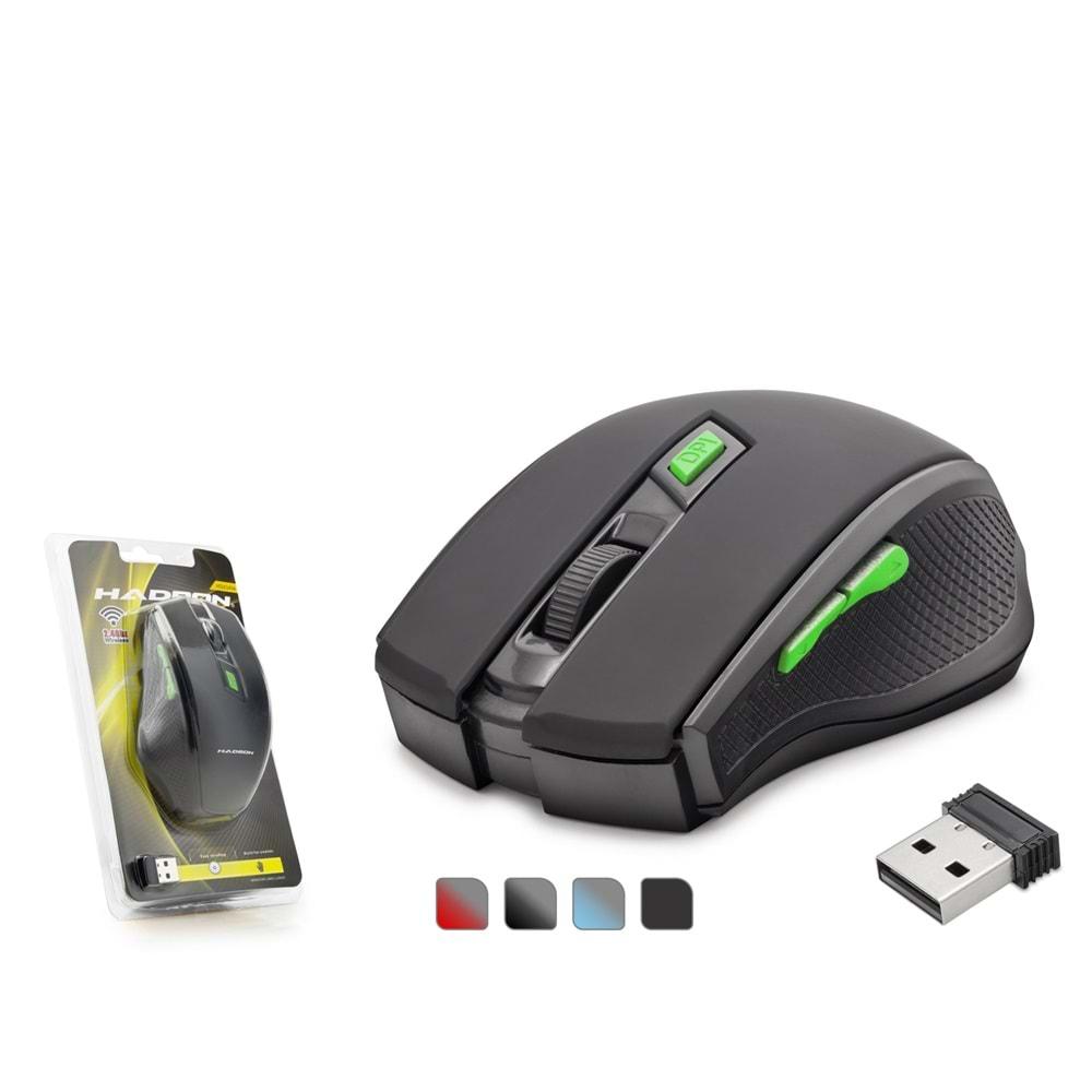 Hadron Hdx3404 Wireless Mouse 800/1600Dpi Siyah