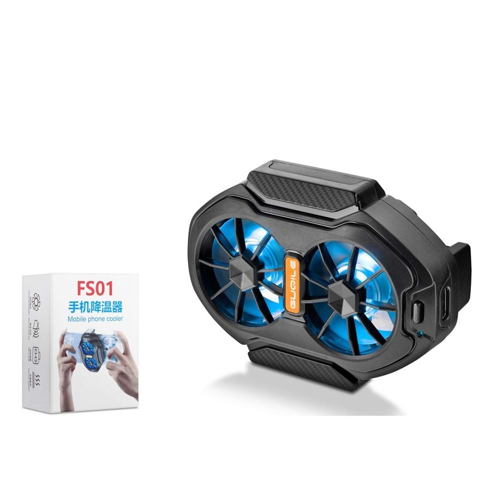 Hadron Hdx4361 Telefon Soğutucu Çift Fan Led Siyah