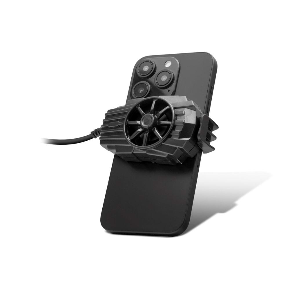 Hadron Hdx4603 Telefon Soğutucu Fan Led Klips Led Siyah