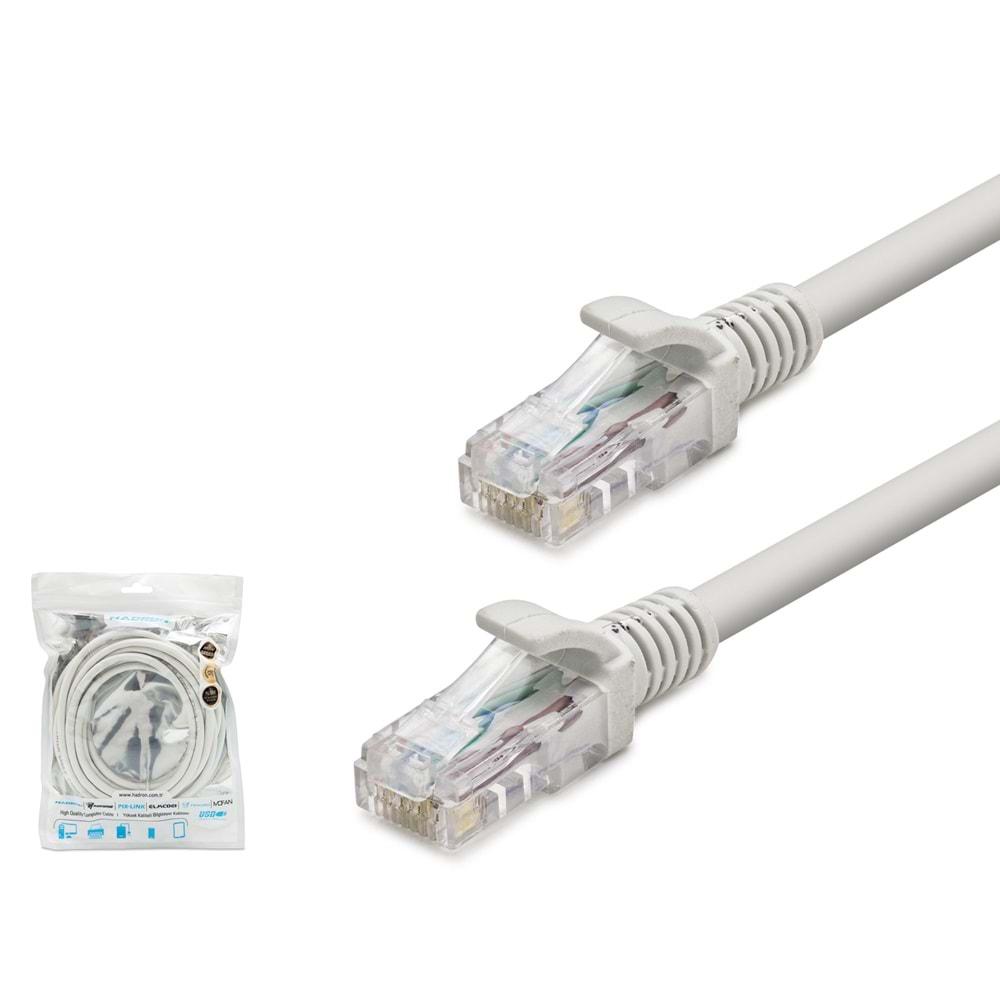 HADRON HDX5028 KABLO CAT6 GRİ 3M