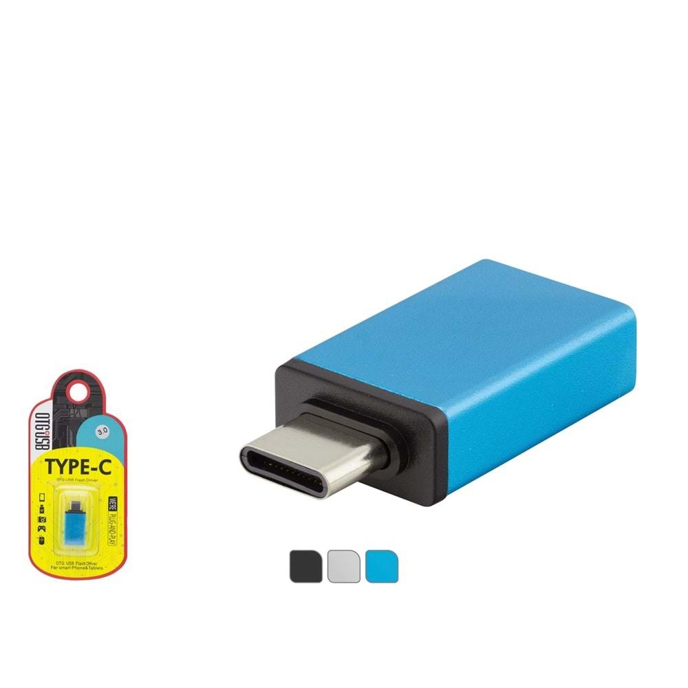 Hadron Hdx5050 Type-C To Usb3.0 F Çevirici Çok Renkli