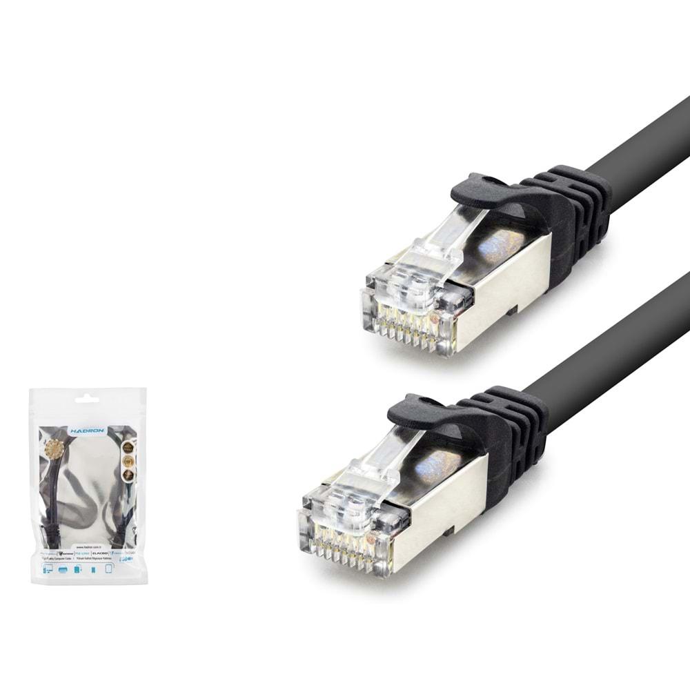 Hadron Hdx5088 Cat7 Kablo 1000Gbt 250Mhz 30Cm Siyah