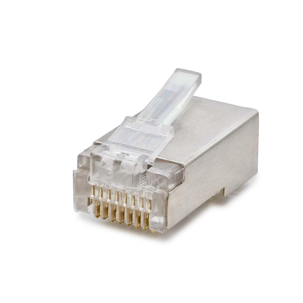 Hadron Hr4738 Cat5 Konnektör Rj45 100Lü Paket Metal
