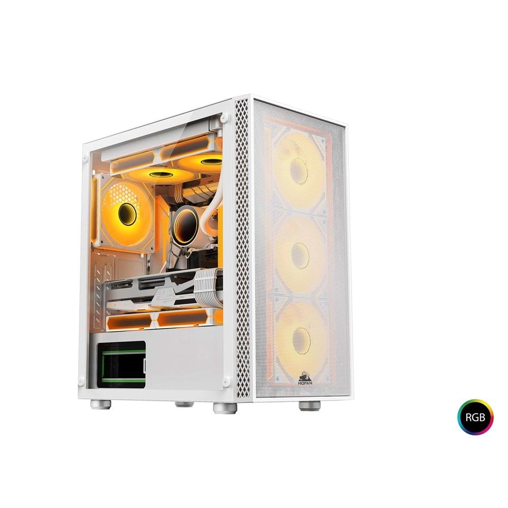 Mofan Mf2900w Pc Gaming Kasa Beta 3 Seri 80 Plus 850W Power Supply 4*Fan Beyaz