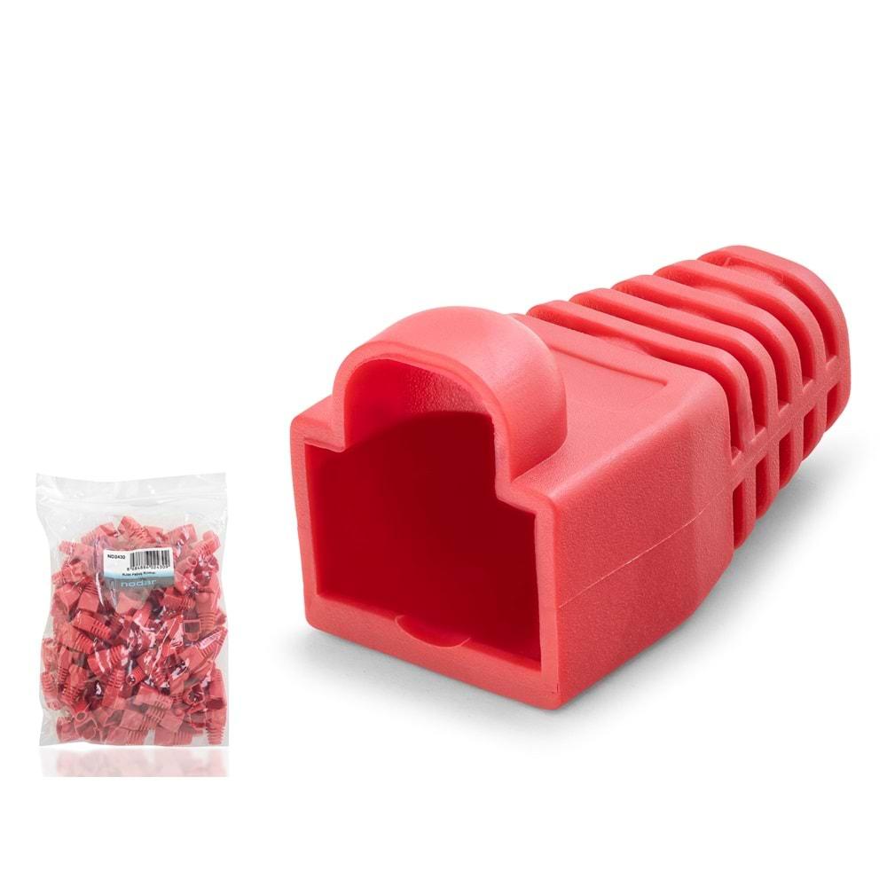 Nodar Nd2430 Rj45 Konnektör Papuç 100Lü Paket Kırmızı