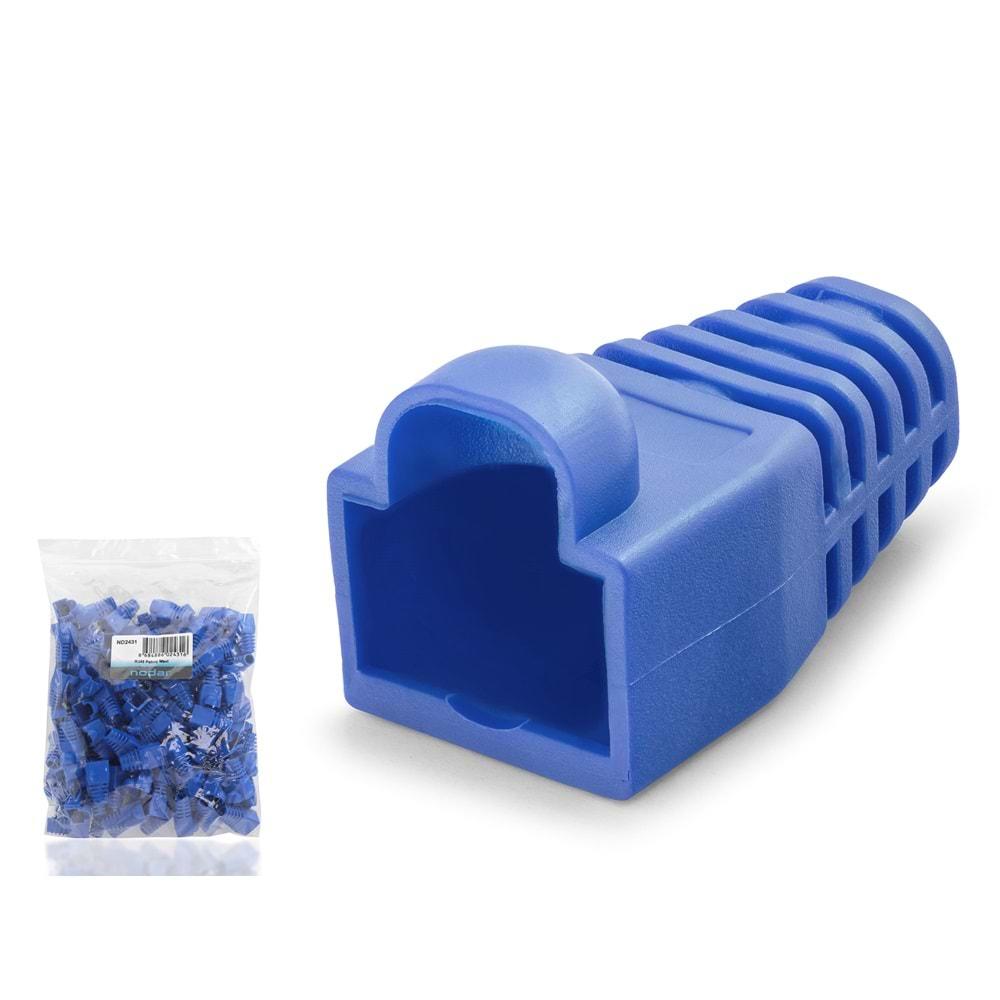 Nodar Nd2431 Rj45 Konnektör Papuç 100Lü Paket Mavi