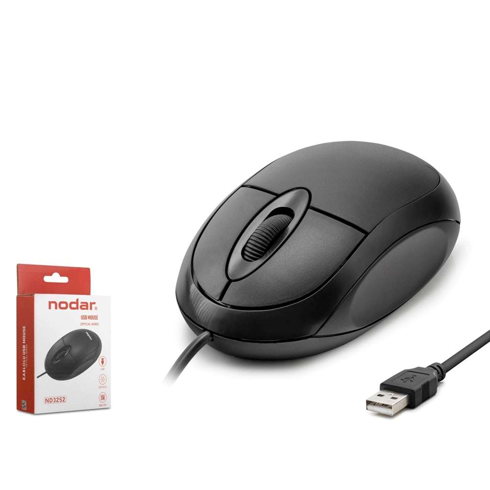 NODAR ND3252 MOUSE KABLOLU USB 800 DPI 110CM