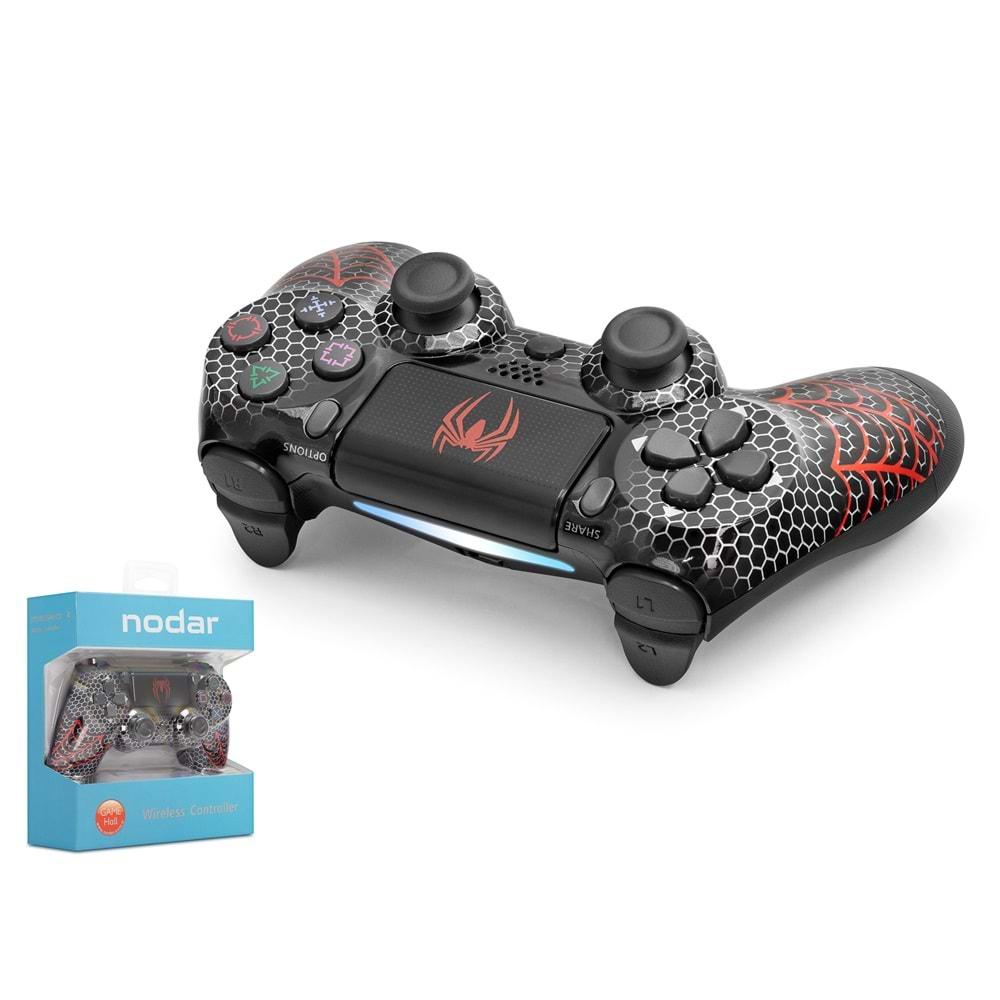 Nodar Nd400v Ps4 Gamepad Örümcük Ağ Siyah Beyaz