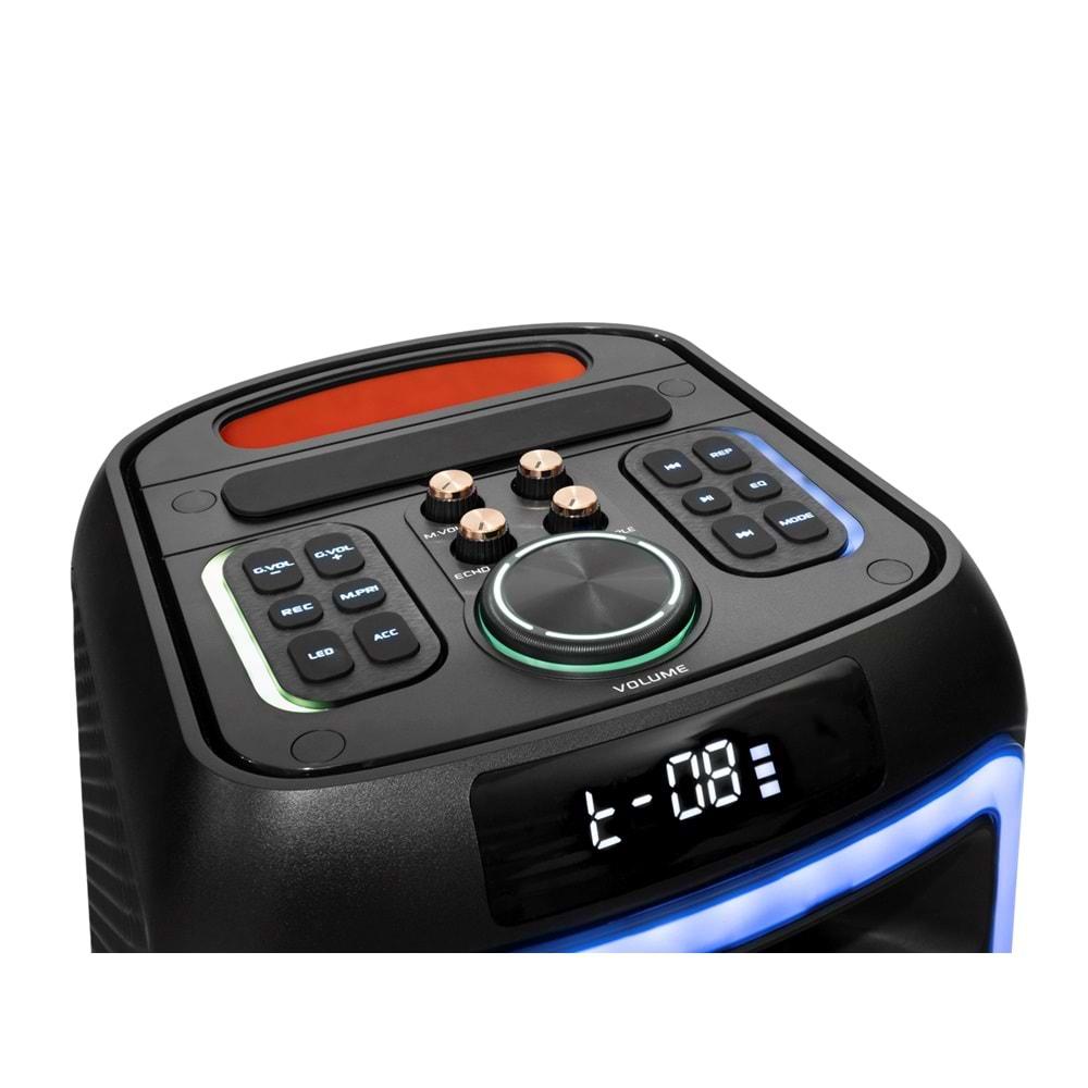 Nodar Ndr1708 Bluetooth Speaker 290*280*600Mm Siyah
