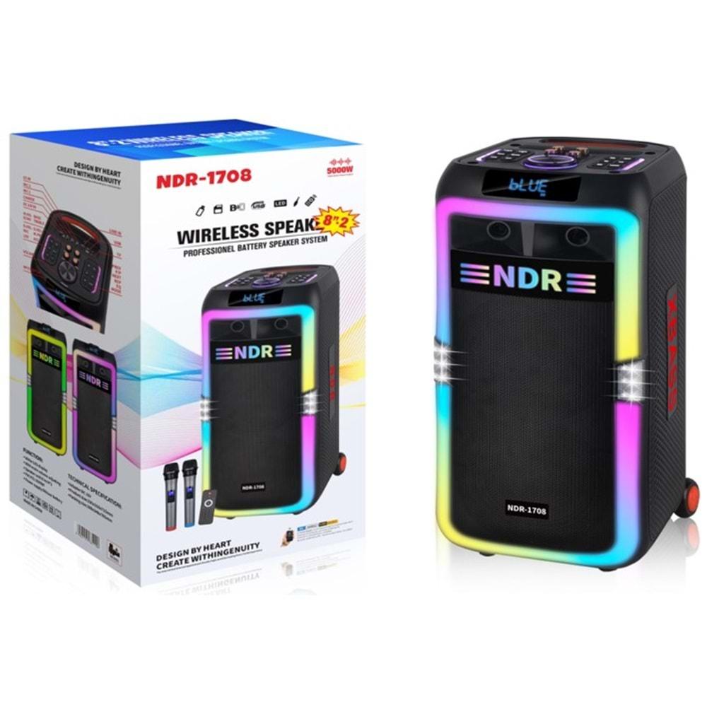Nodar Ndr1708 Bluetooth Speaker 290*280*600Mm Siyah