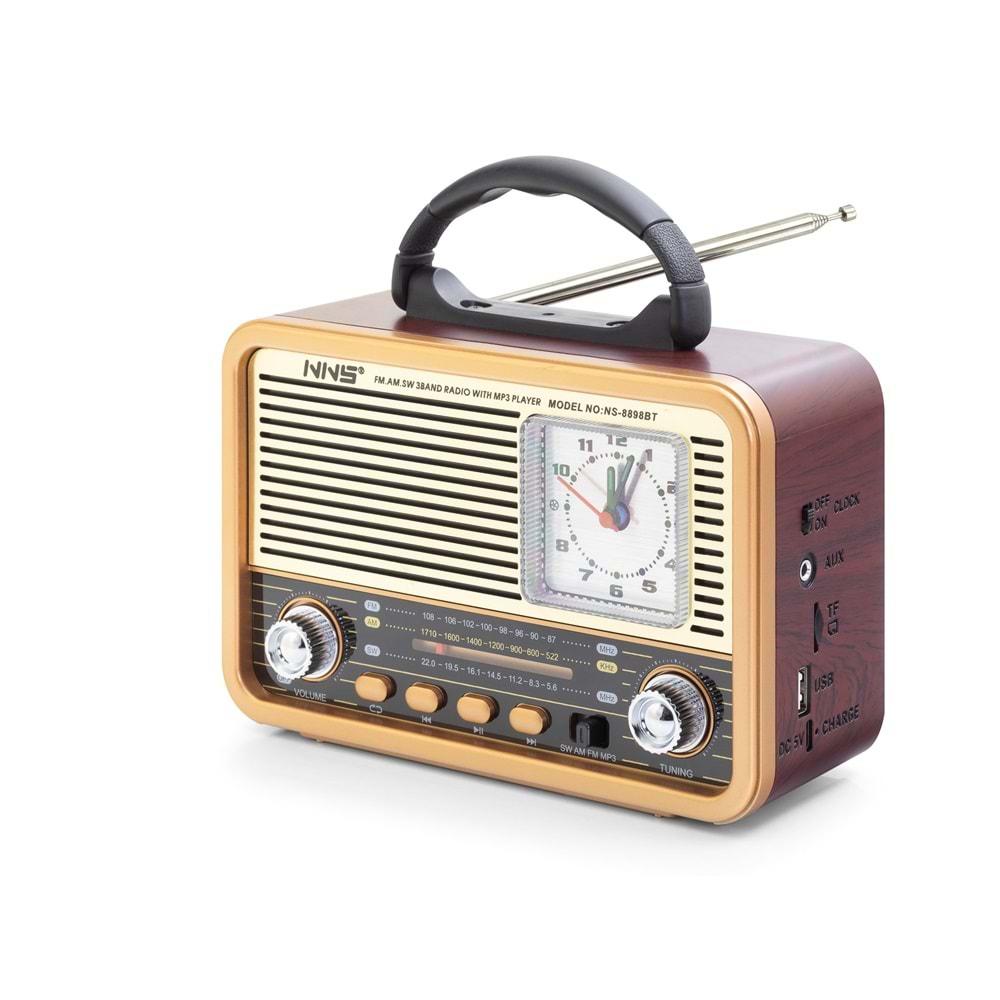 Nns Ns8898Bt Bluetooth Nostalji Speaker 200*102*145Mm