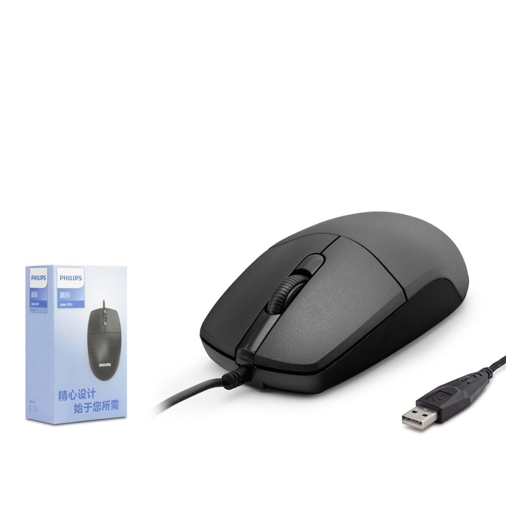 PHILIPS SPK7247 KABLOLU MOUSE 1200DPI