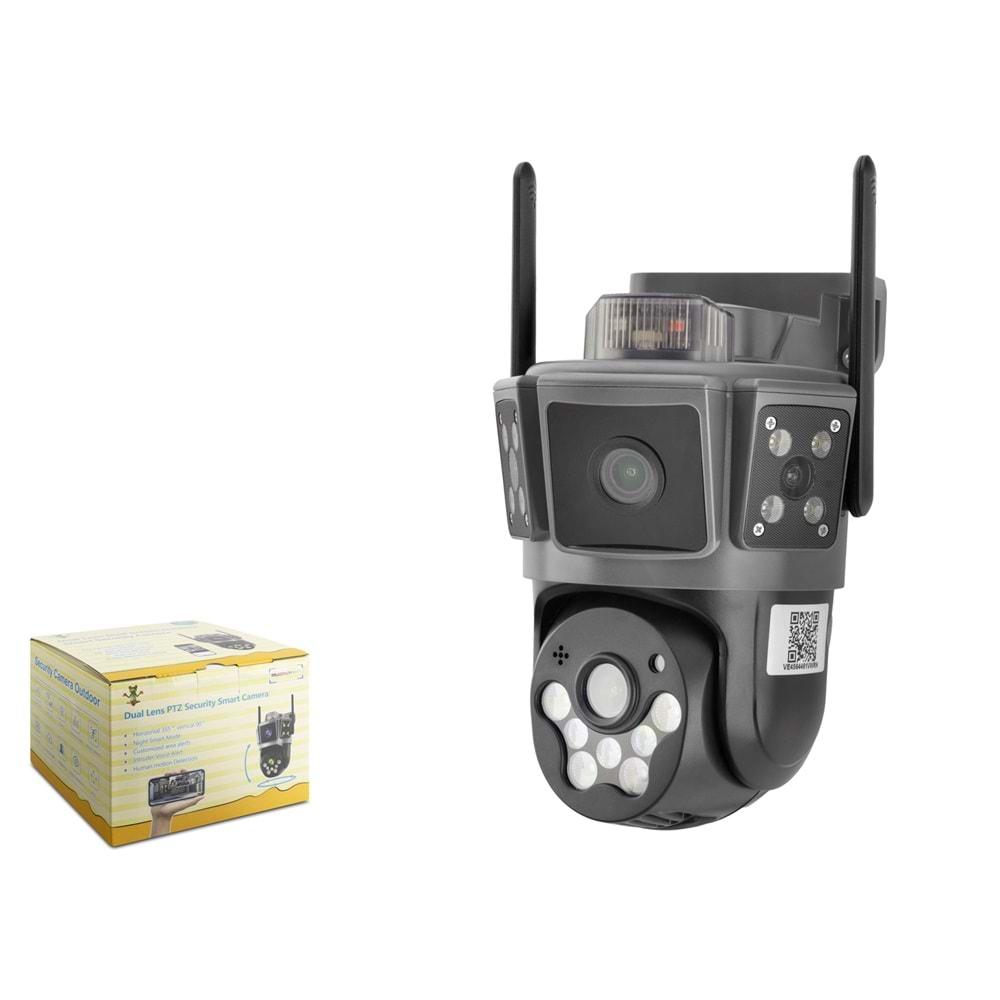 X5-Tech Vn-99 Speed Dome Kamera Wifi 2*3Mp Lens Siyah