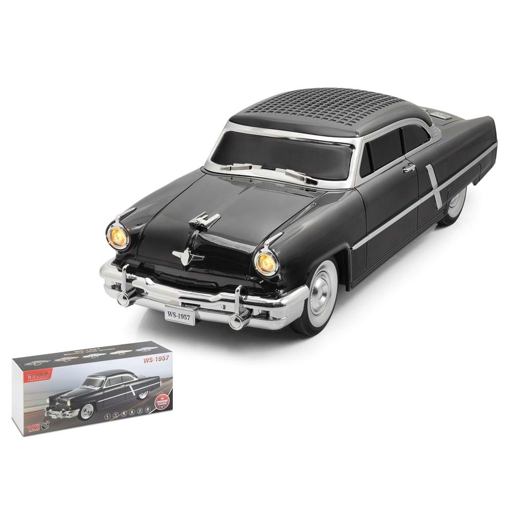 Hadron Ws1957 Bluetooth Speaker Classic Car Siyah