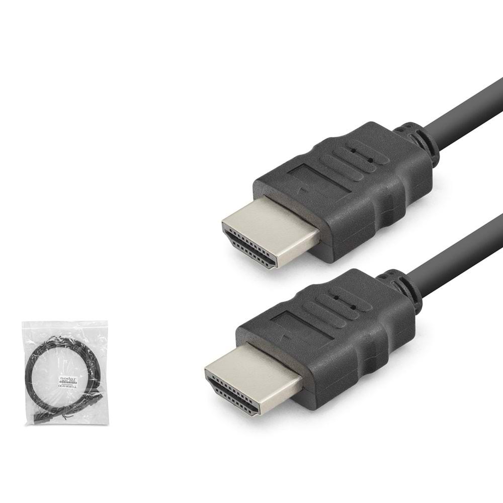 Nodar Xy6001 Hdmi Kablo Od5.5 14+1 Pvc 1.5M Siyah