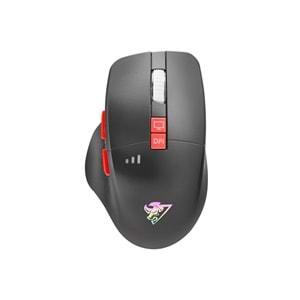 Hadron G390 Kablosuz Oyuncu Mouse Type-C Port Şarjlı + Led gösterim Rgb 1600Dpi Sessiz Siyah