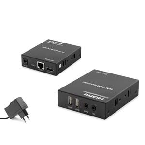 Hadron Hdx1345 Hdmi Kvm Extender 60M Siyah