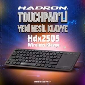 Hadron Hdx2505 Bluetooth + Wireless Klavye + Touch Pad Q Siyah