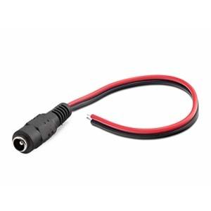 Hadron Hdx5528 Power Jack Kablo 5.5*2.5 26Cm Kırmızı-Siyah
