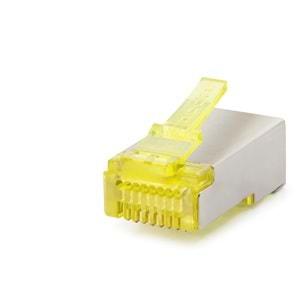 Nodar Nd2416 Cat6E Konnektör Ezrj45 Metal 100Lü Plastik Kutu Sarı