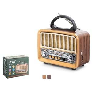 Nns Ns6651Bt Bluetooth Nostalji Speaker 180*84*138mm