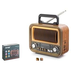 Nns Ns7110Bt Bluetooth Nostalji Speaker 200*102*145Mm