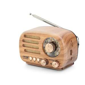 Nns Ns8100Bt Bluetooth Nostalji Speaker 143*80*94mm