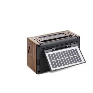 GOLON RX4988S BLUETOOTH NOSTALJİ SOLAR SPEAKER 195*114*122MM