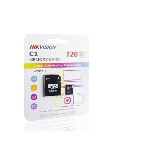 HIKVISION HS-TF-C1/128G MICROSDHC/128G/CLASS 10 AND UHS-1/TLC MICRO SD HAFIZA KARTI