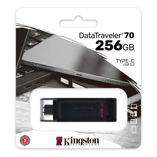 KINGSTON DT70-256GB DATATRAVELER 70 256GB FLASH BELLEK