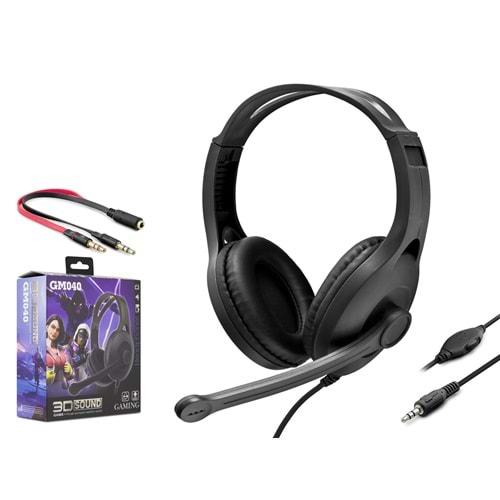 Hadron Gm040 Gaming Kulaklık 3.5Mm Siyah