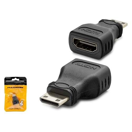 HADRON HDX1268 MİNİ HDMI TO HDMI ÇEVİRİCİ ADAPTÖR M/F SİYAH