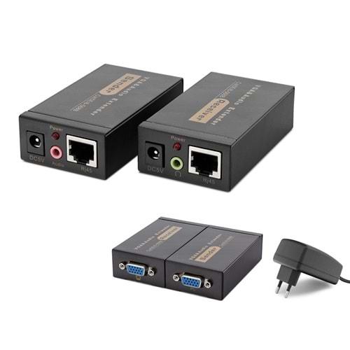 HADRON HDX1318 EXTENDER VGA & AUDIO TO CAT6 100MT