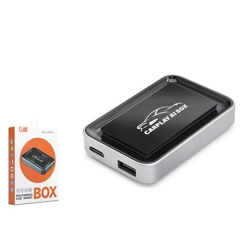 Hadron Hdx1398 Car Smart Box – Kablosuz CarPlay & Android Auto, Multimedya Akıllı Kutu