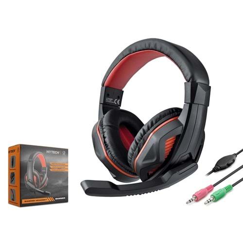 Hytech Hy-G9 Banner Oyuncu Kulaklığı Mikrofonlu Siyah-Kırmızı