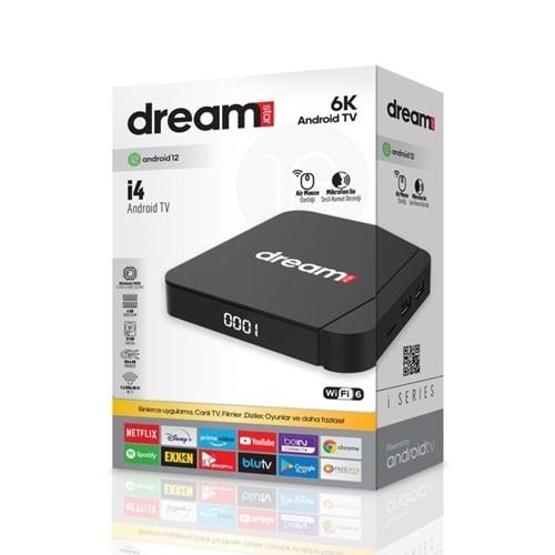 DREAMSTAR i4 6K ANDROID TV 1.5GHZ 4 GB RAM 32 GB HAFIZA
