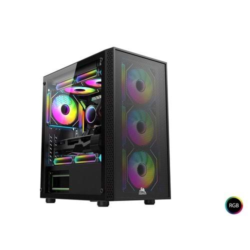 Mofan Mf2900b Pc Gaming Kasa Beta 3 Seri 80 Plus 850W Power Supply 4*Fan Siyah