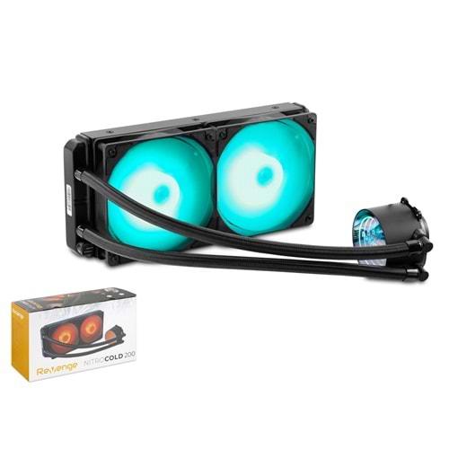 REVENGE NC200 SIVI SOĞUTMA FAN RGB 240MM NITROCOLD 200 SİYAH