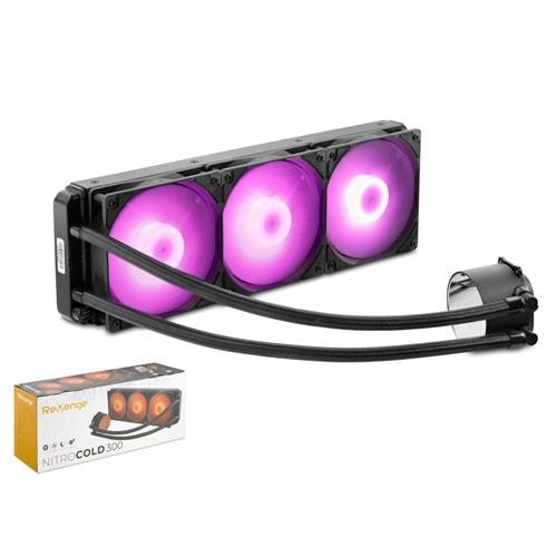 REVENGE NC300 SIVI SOĞUTMA FAN RGB 360MM NITROCOLD 300 SİYAH